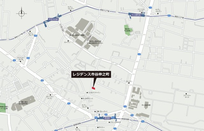 【地図】 | レジデンス市谷仲之町