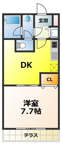 ボナール鳳南の間取り