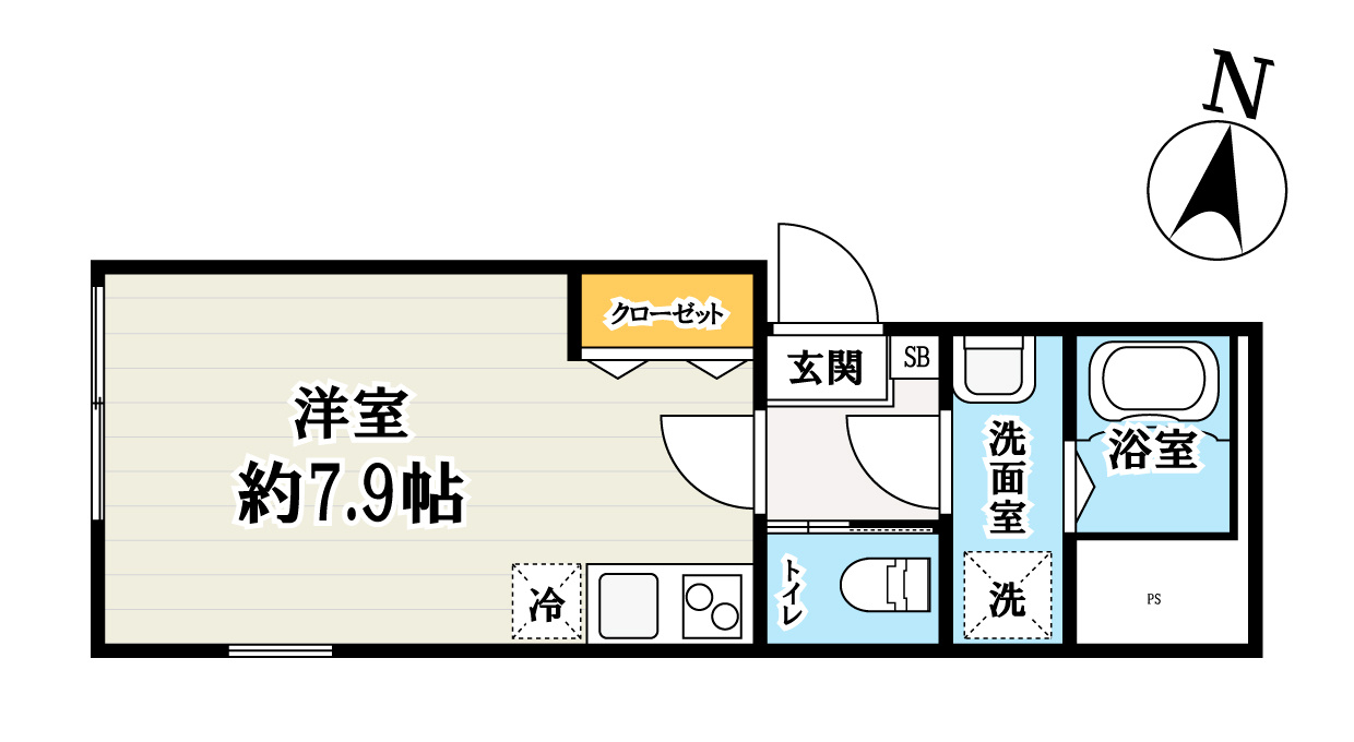 （仮称）キャメル川越並木9の間取り