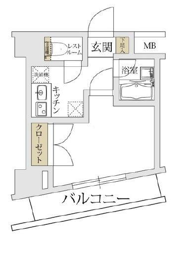 ソアブール日本橋の間取り|間取りです。