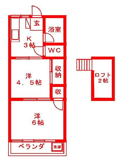 【間取り】 | b’CASA本厚木Ⅲre-born | 「b’CASA本厚木Ⅲre-born」