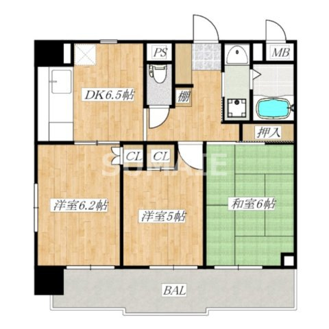 Ｔ’Ｓ　ｇａｒｄｅｎ新小岩の間取り|間取り☆