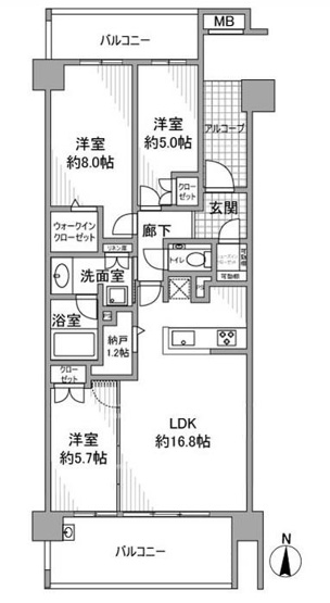 【間取り】 | グランドメゾン汐路