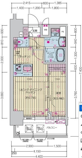 【間取り】 | プレサンス桜山駅前アフォード