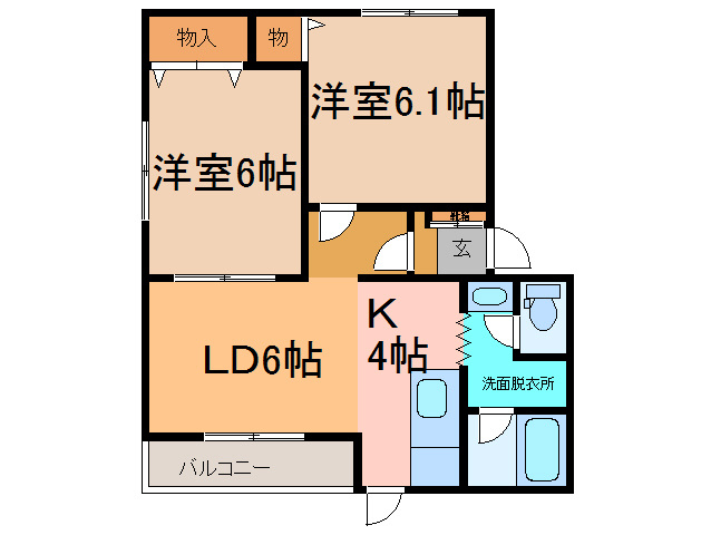 プリオール２３の間取り