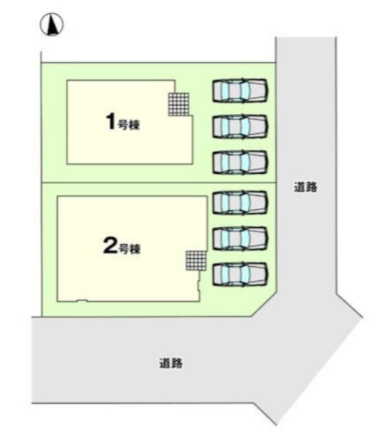 大野城市南ケ丘3期の区画図