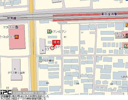 ＯＺ弐番街の地図