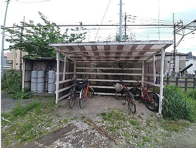 岩井コーポの庭|お庭の付いた物件です