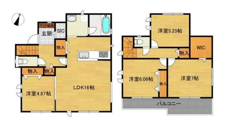 宇都宮市大和一丁目の間取り