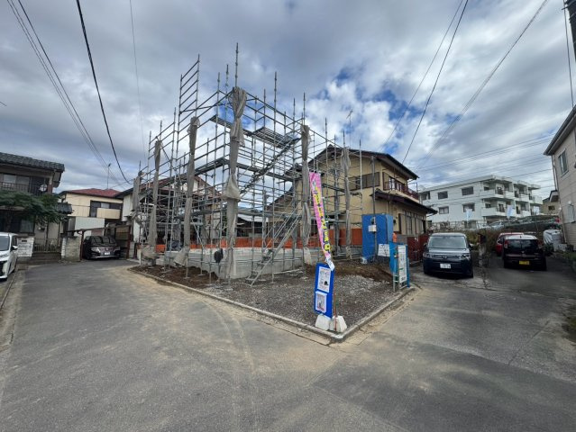 宇都宮市大和一丁目の前面道路含む現地写真
