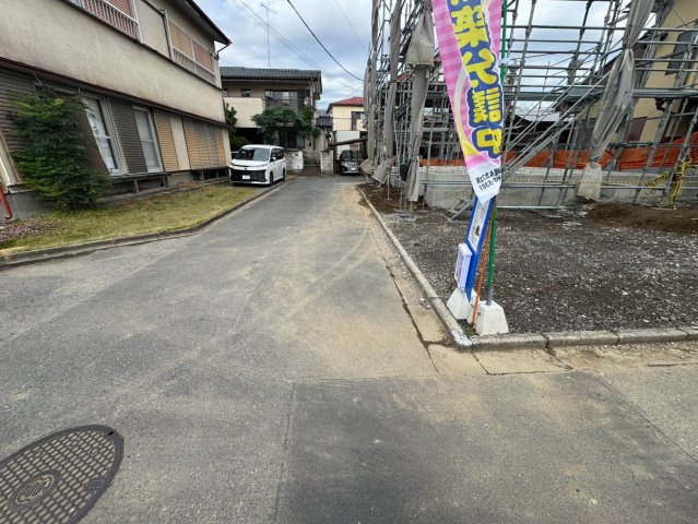 宇都宮市大和一丁目の前面道路含む現地写真