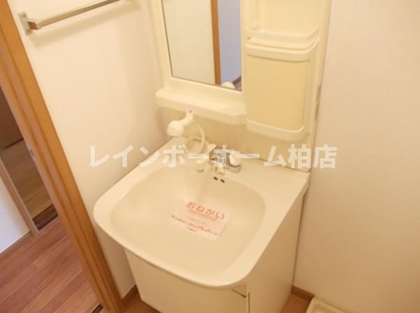 特典：仲介手数料が50％OFFです‼の洗面所|明るい洗面所です