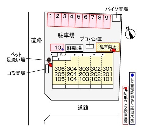 キーウェストの区画図
