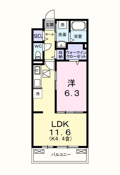 キーウェストの間取り