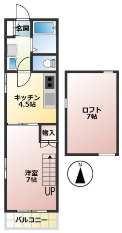 コーポIOROIの間取り