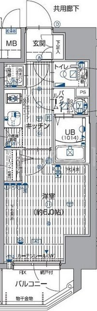 エスリード天王寺ブランシェの間取り