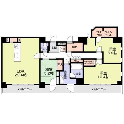 タワーズ１０の間取り