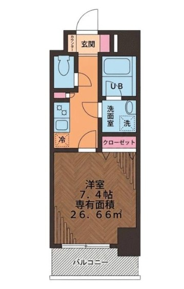 第10シントウキョウビルの間取り