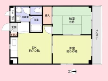 ソレイユ並木の間取り