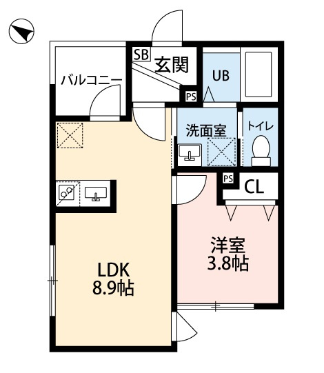 【間取り】 | Crecia領家