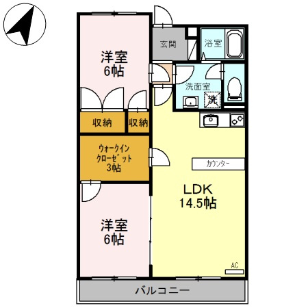 サンコミュニティの間取り