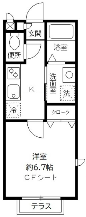 コートヴィレッジの間取り|間取りです。