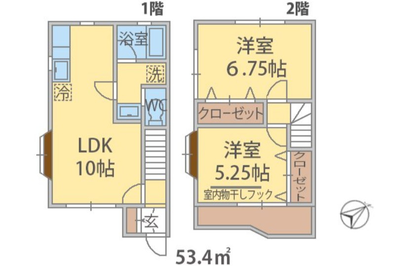 【仲介手数料：50％OFF】対象物件！の間取り