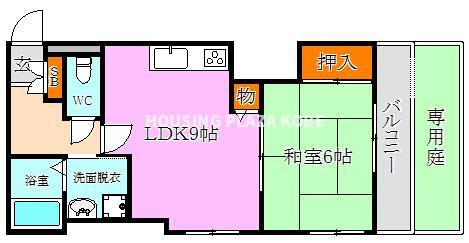 ユウワコート松風の間取り