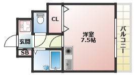 【間取り】 | シャトレ下新庄