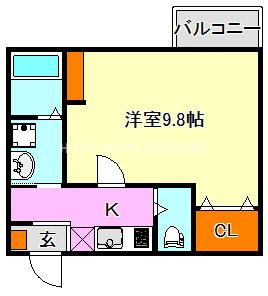 エヌエムサンカンテキャトフＣ棟の間取り