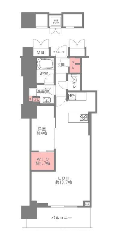 アーバンライフ神戸三宮ザ・タワーの間取り