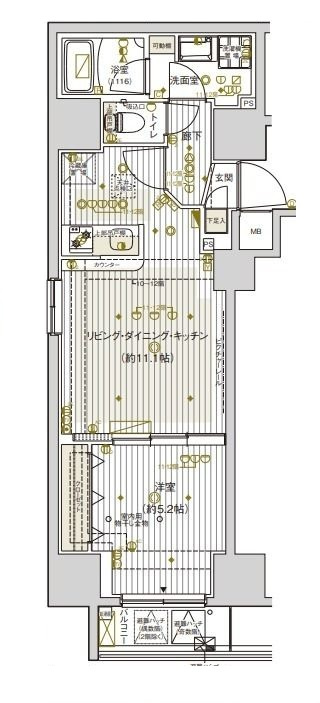 ヴァレッシア上野NorthCityの間取り|間取りです。