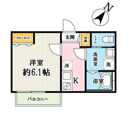 キャメル東大宮二丁目の間取り