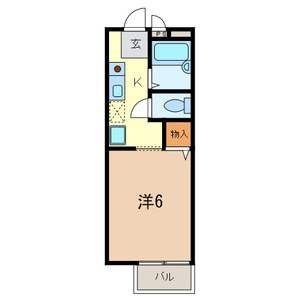 クレッセントＨＩＲＯの間取り