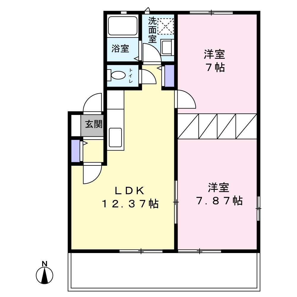 グレースフル大福　A棟の間取り