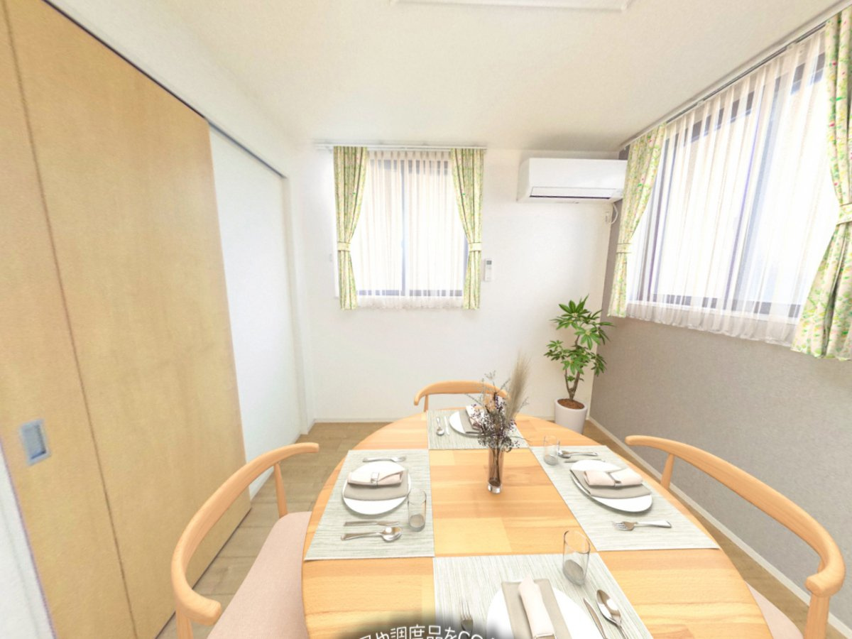 結城市結城　中古戸建　敷地141.6坪のダイニング