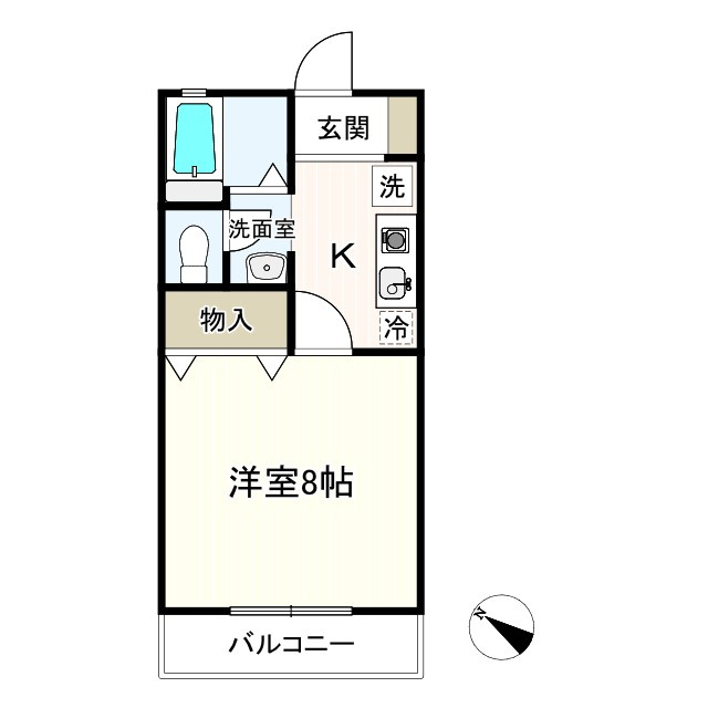 ボワ・フルールAの間取り