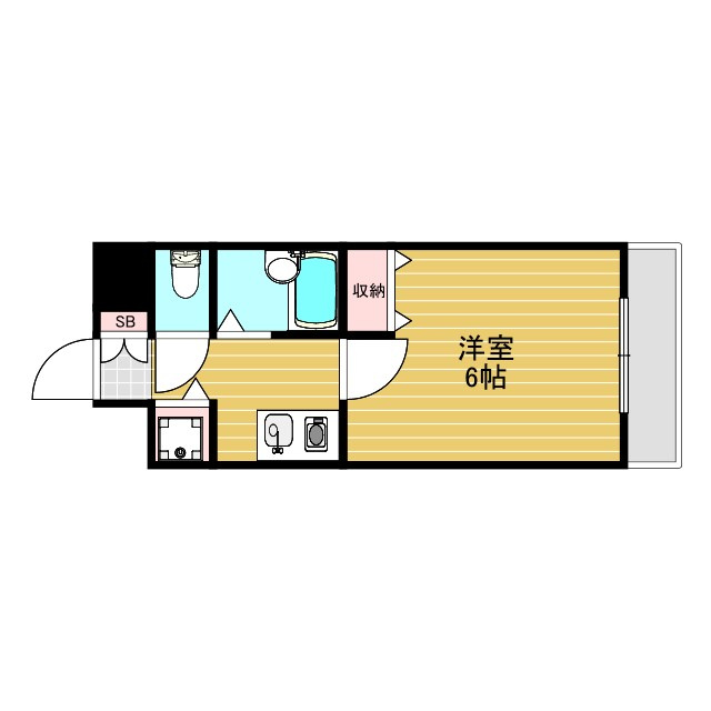 コート十三の間取り
