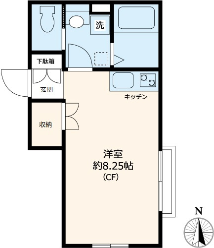 ミモザ立川の間取り