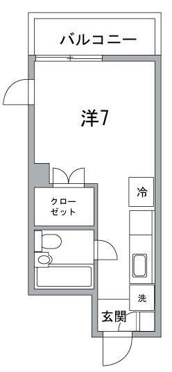 カーサ大島の間取り|間取りです。