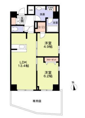 マーシスマルルの間取り