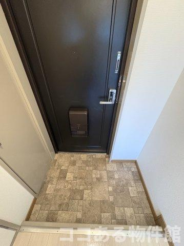 ユウワコート松風の玄関