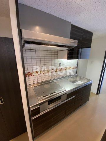 福岡市博多区堅粕４丁目の賃貸マンションのキッチン