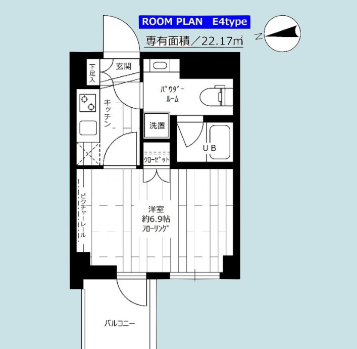 ステージグランデ府中東 の間取り