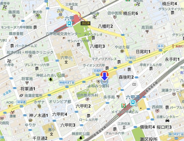 ヴェルドール六甲の地図|大切なペットと暮らせます！