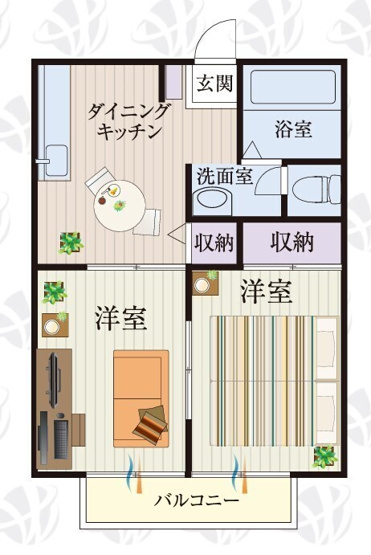 【間取り】 | b’CASA土浦Ⅱre-born | 「b’CASA土浦Ⅱre-born」