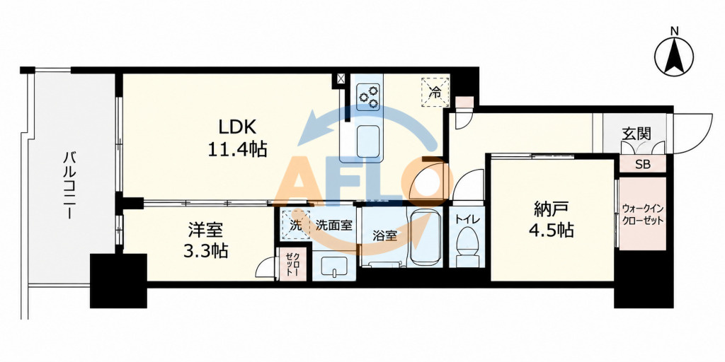 シーズンフラッツ南森町PREMIERの間取り|シーズンフラッツ南森町PREMIER