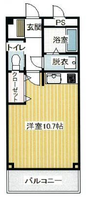 リバーウエスト壱番館・弐番館の間取り
