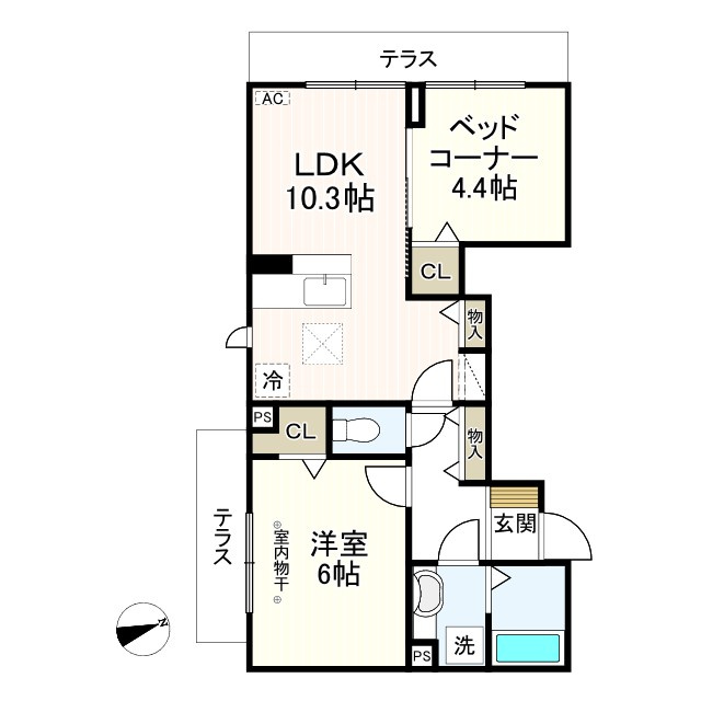 コンソラータの間取り