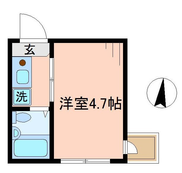 ベルエステート竹ノ塚Ｂの間取り|ベルエステート竹ノ塚Ｂ